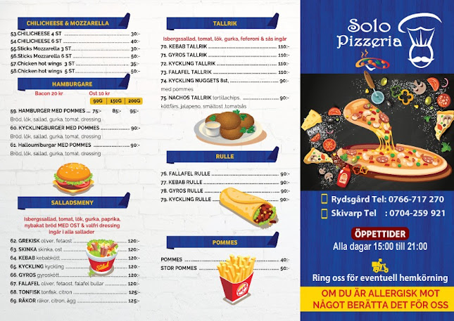 Opinii despre Pizzeria Solo Rydsgård în Rydsgård - Gastronomi och hotellverksamhet