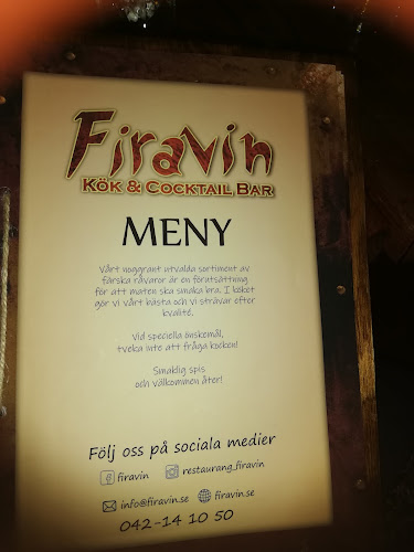 Firavin Kök & Cocktail Bar - Gastronomi och hotellverksamhet