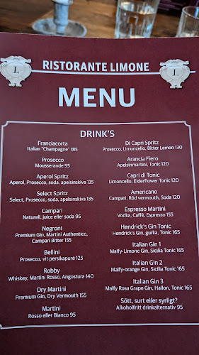 Opinii despre Limone Ristorante Italiano în Västerås - Gastronomi och hotellverksamhet