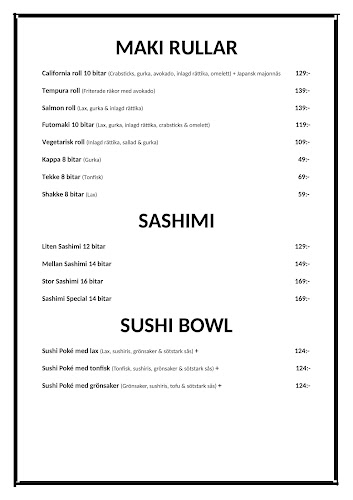 Opinii despre Odod Sushi Restaurang în Luleå - Gastronomi och hotellverksamhet