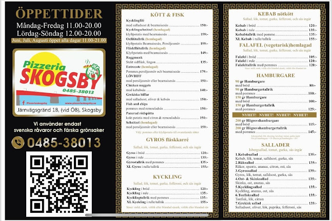 Opinii despre Pizzeria skogsby în Färjestaden - Gastronomi och hotellverksamhet