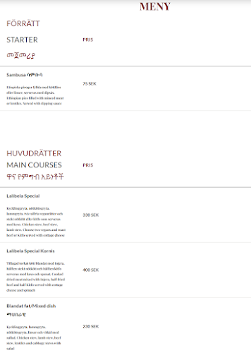 Lalibela Bar & Restaurang - Gastronomi och hotellverksamhet