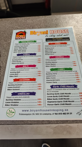 Opinii despre biryani house & snacks bar în Linköping - Gastronomi och hotellverksamhet