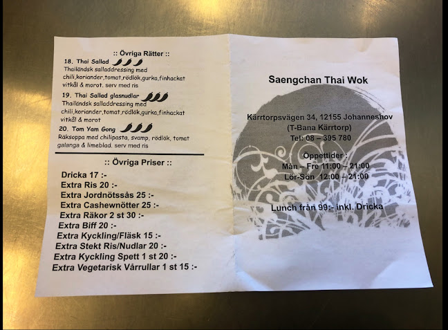 Opinii despre Thai Wok Kärrtorp în Johanneshov - Gastronomi och hotellverksamhet