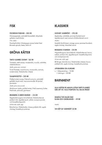 Opinii despre Brasserie X în Mölndal - Gastronomi och hotellverksamhet