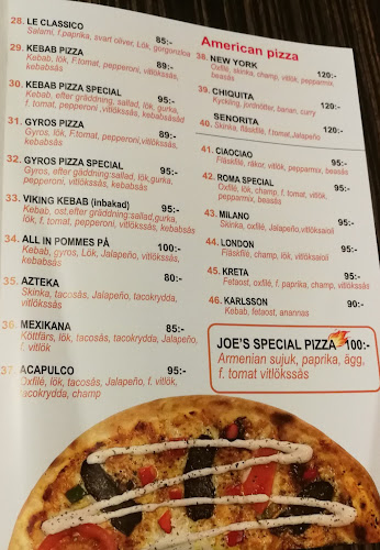 Opinii despre Joes Grill & Pizza AB în Södertälje - Gastronomi och hotellverksamhet