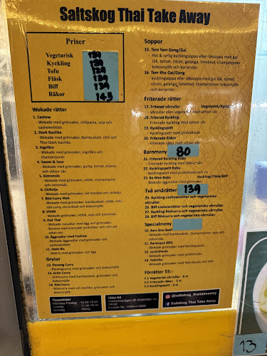 Opinii despre 101 Thai Take Away AB în Södertälje - Gastronomi och hotellverksamhet