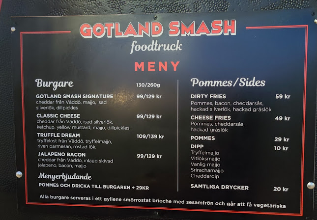 Opinii despre Gotland Smash Foodtruck în Visby - Gastronomi och hotellverksamhet