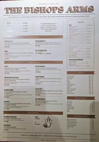 The Bishops Arms - Gamla Stan Phone number