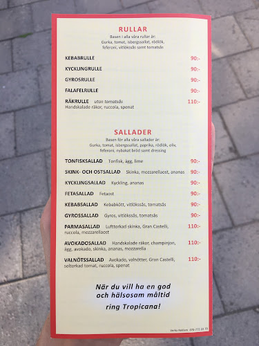 Pizzeria Tropicana Västertorp Open Times