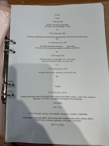 Opinii despre Rimlay thaikök în Nacka Strand - Gastronomi och hotellverksamhet