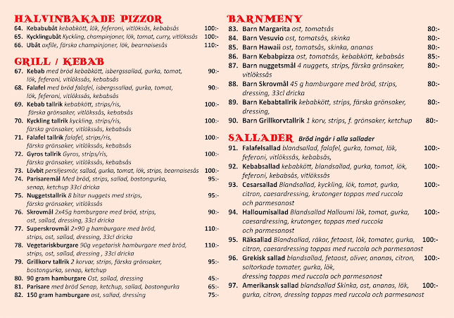 Opinii despre Olles Pizzeria în Umeå - Gastronomi och hotellverksamhet
