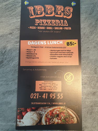 Opinii despre Ibbes Pizzeria Västerås în Västerås - Gastronomi och hotellverksamhet