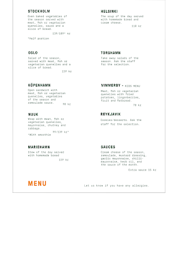 Kalf & Hansen Open Times