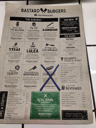 Opinii despre Bastard Burgers în Karlstad - Gastronomi och hotellverksamhet