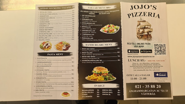 Opinii despre Jojos Pizzeria în Västerås - Gastronomi och hotellverksamhet