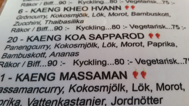 Opinii despre Thai Samila în Västra Frölunda - Gastronomi och hotellverksamhet