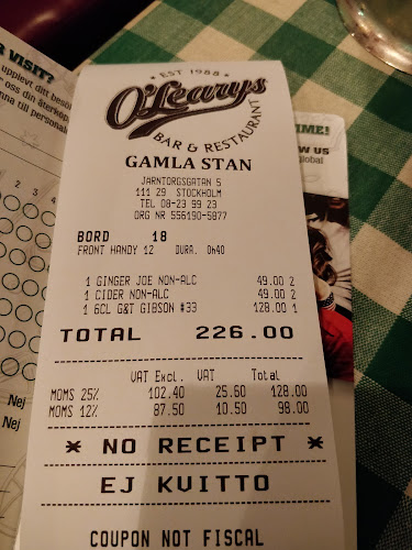 O'Learys Gamla Stan