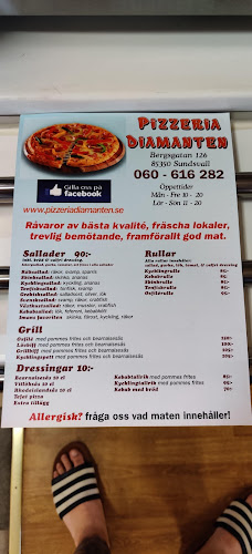 Opinii despre Pizzeria Diamanten în Sundsvall - Gastronomi och hotellverksamhet