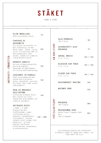 Restaurang Stäket & Valvino - Gastronomi och hotellverksamhet