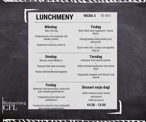 Comments and reviews of Restaurang CFL