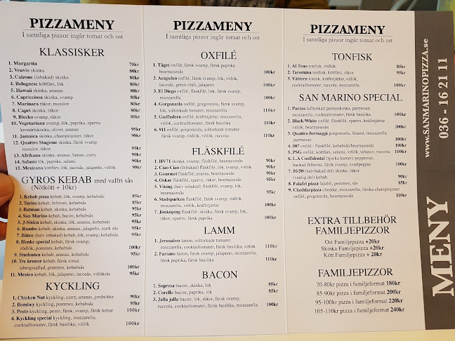Pizzeria San Marino - Jönköping