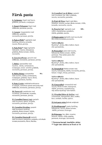 Pasta Gudfadern - Gastronomi och hotellverksamhet