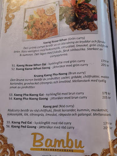 Opinii despre Bambu Thai în Mjölby - Gastronomi och hotellverksamhet