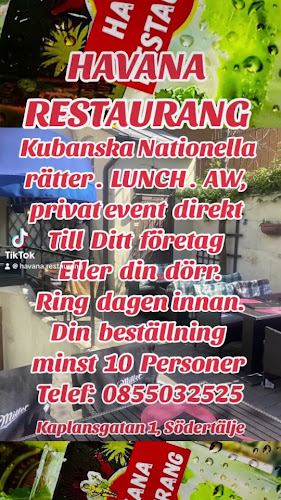 Opinii despre Havana Restaurang în Södertälje - Gastronomi och hotellverksamhet