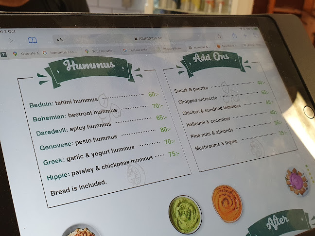 Reviews of Mummus / Hummus & more in Stockholm - Gastronomi och hotellverksamhet