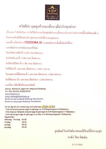 Rakhang Thai Kitchen Göteborg - Göteborg