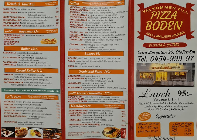 Opinii despre Bröderna Celik Pizzeria în Olofström - Gastronomi och hotellverksamhet