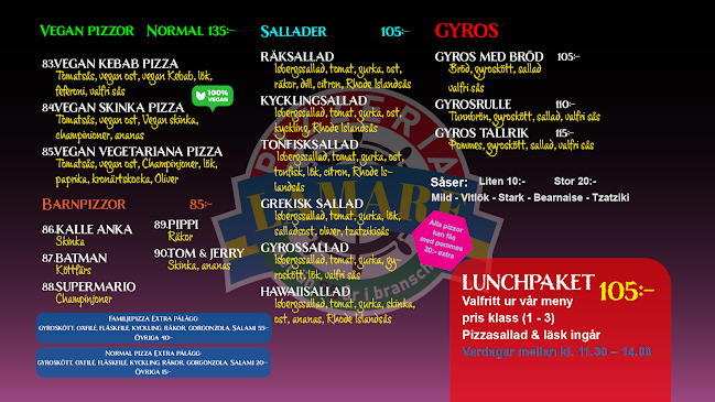 Comentarii opinii despre Pizzeria Lamare Malmö