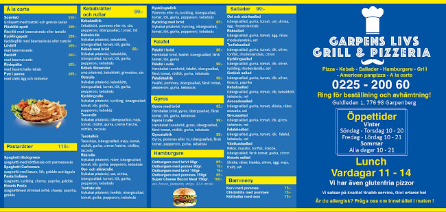 Comentarii opinii despre Garpenberg Livs & Grill & Restaurang & Pizzeria