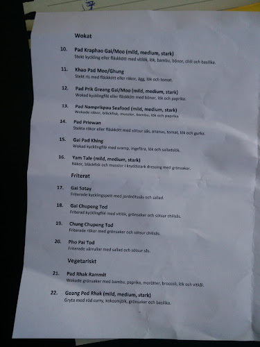 Jw Thaimat - Gastronomi och hotellverksamhet