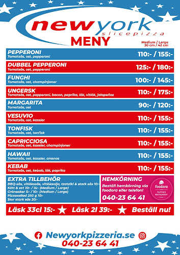 Opinii despre New York Pizza i Malmö în Malmö - Gastronomi och hotellverksamhet