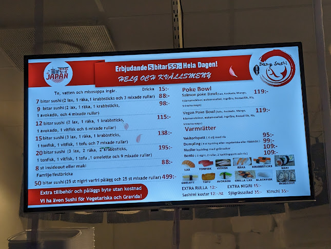 Opinii despre Bang Sushi în Göteborg - Gastronomi och hotellverksamhet