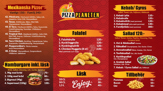 Opinii despre Pizza Planeten în Borgholm - Gastronomi och hotellverksamhet