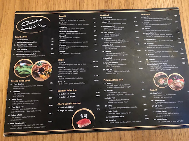 Opinii despre Geisha Sushi & Wok în Göteborg - Gastronomi och hotellverksamhet