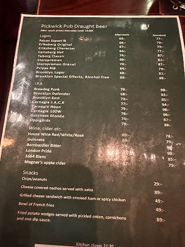 Pickwick Pub - Gastronomi och hotellverksamhet