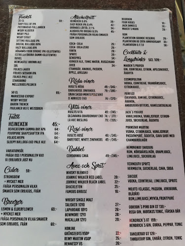 Opinii despre Hörnan Bar & Käk în Linköping - Gastronomi och hotellverksamhet